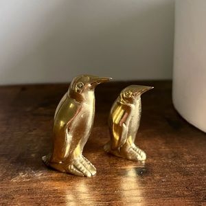 Vintage Brass Penguins (Pair)